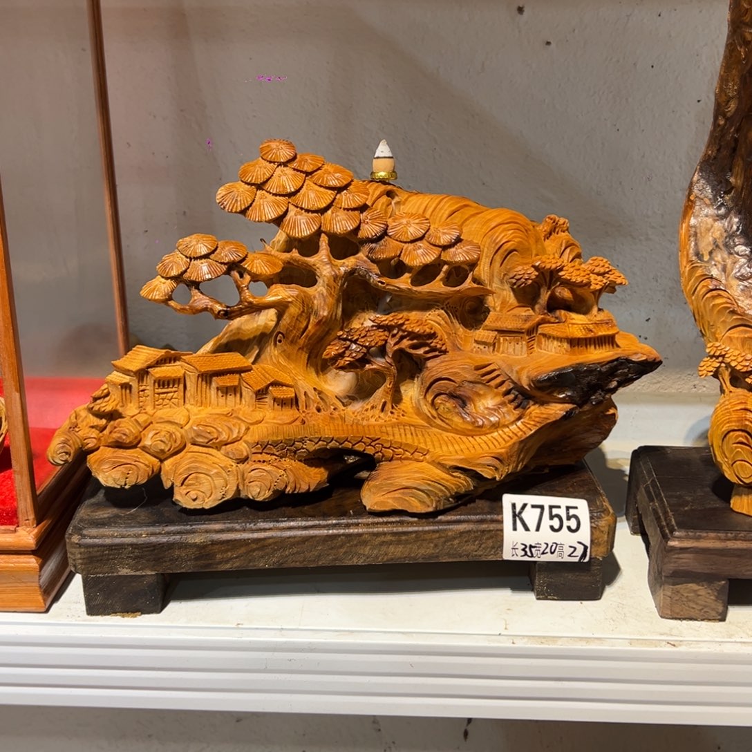 金丝楠崖柏木雕木雕