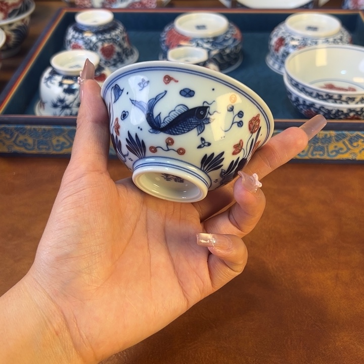 瓷片景德镇陶瓷手工手绘