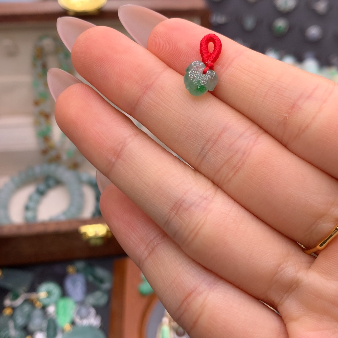 猫***咪翡翠挂件未镶嵌你是