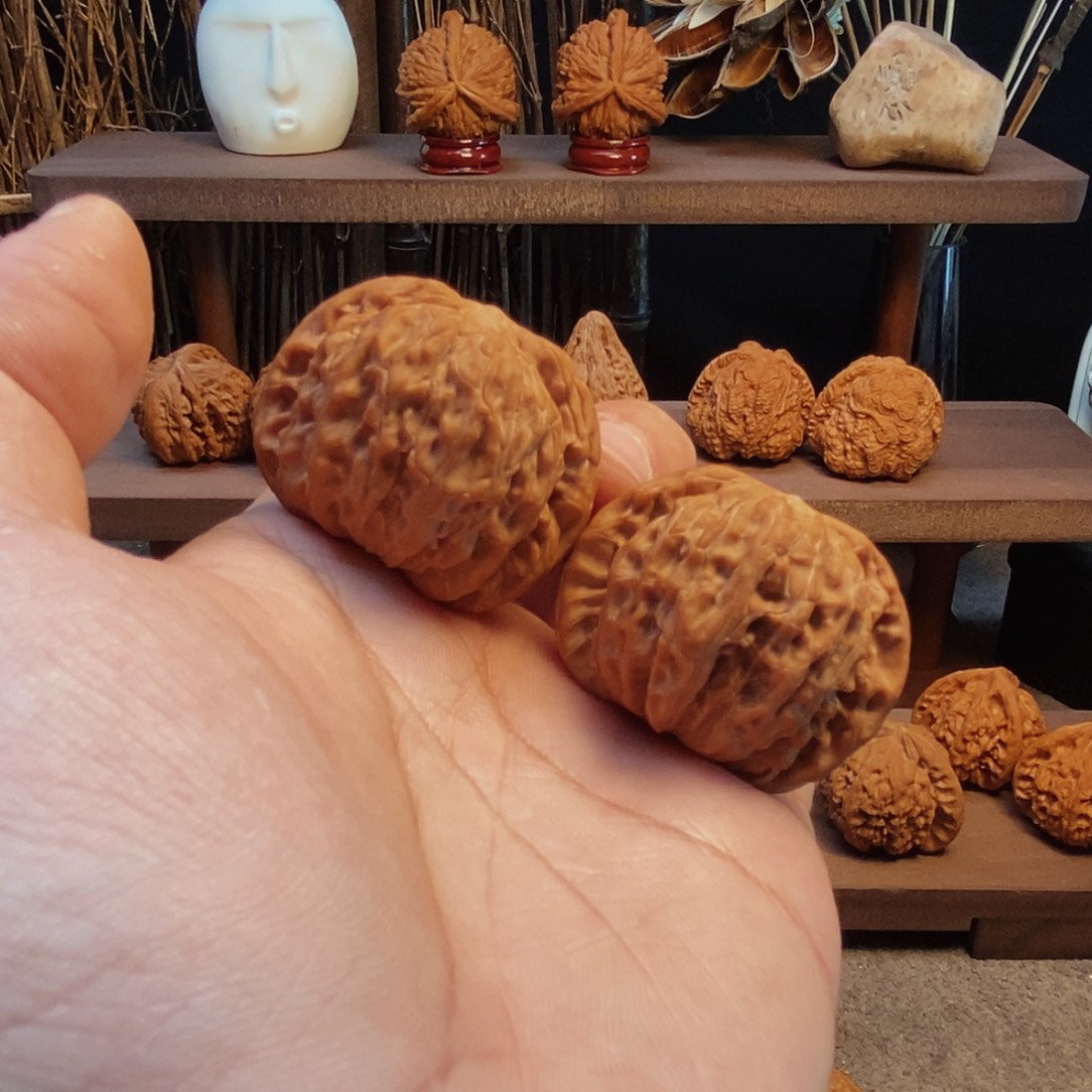 哈***鹏核桃手串/手链42全品山地磨盘