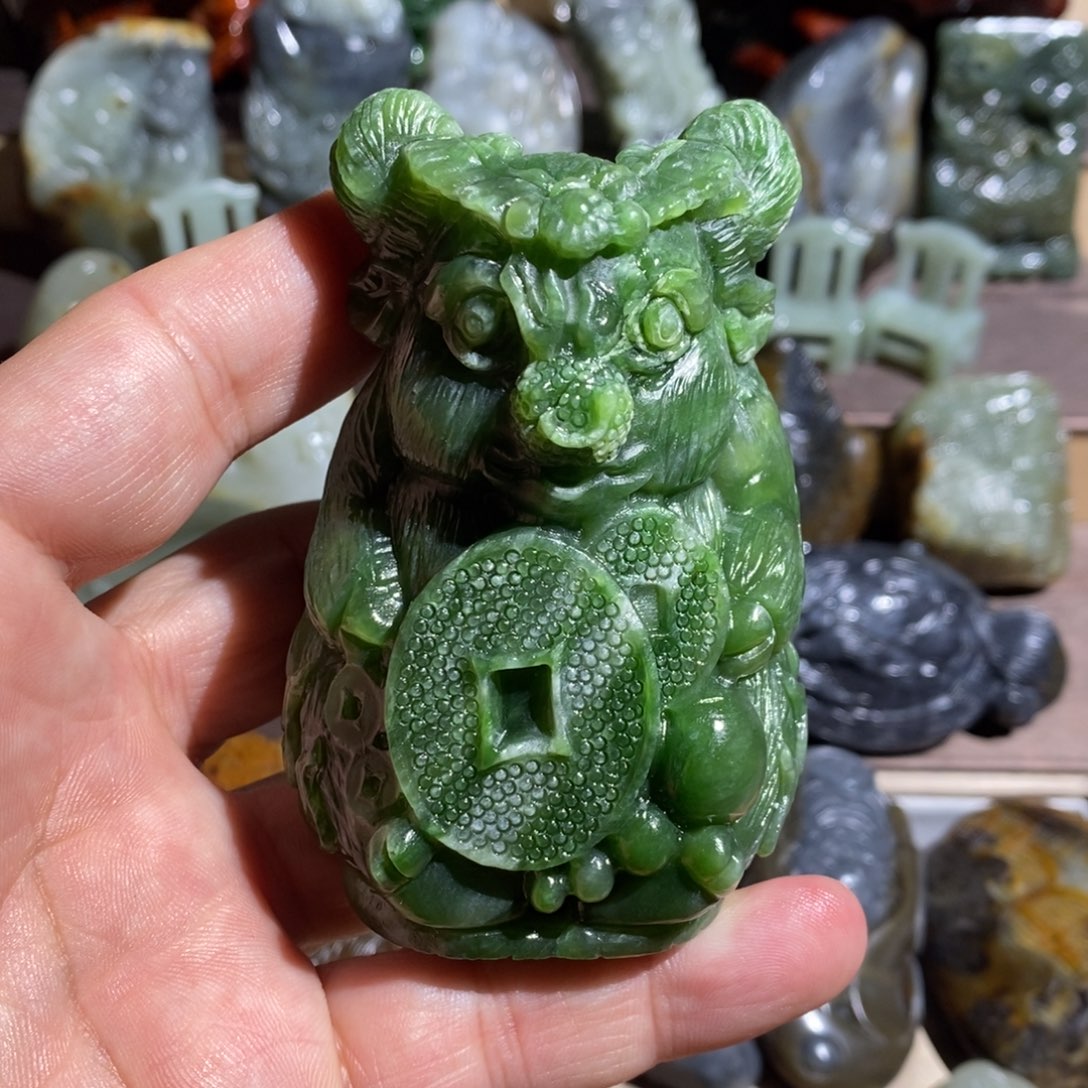 和田玉把件未镶嵌记****本