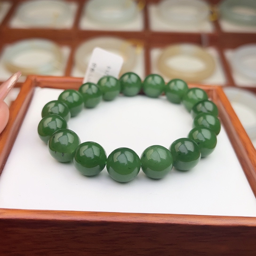 和田玉未镶嵌手串12mm