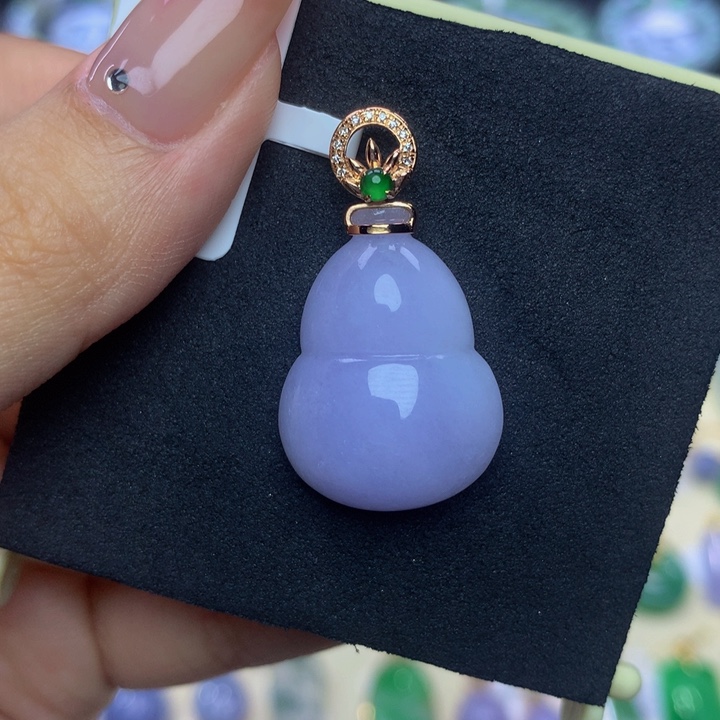 翡翠手链18K金镶嵌翡翠