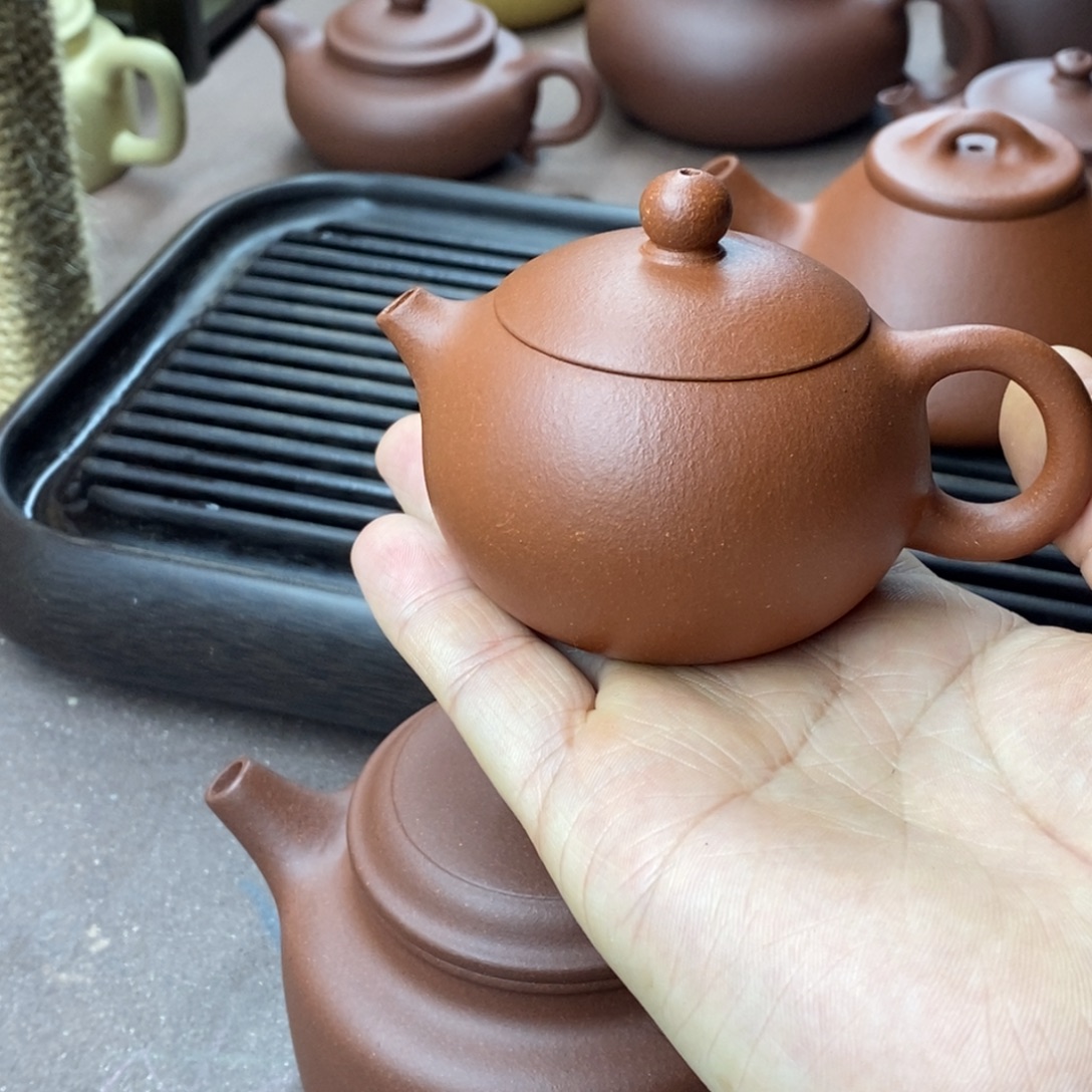 清***昏紫砂茶壶紫砂西施