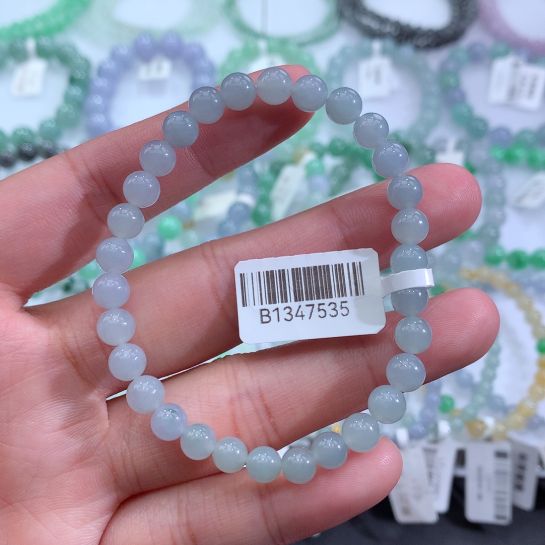 翡翠手链未镶嵌天然