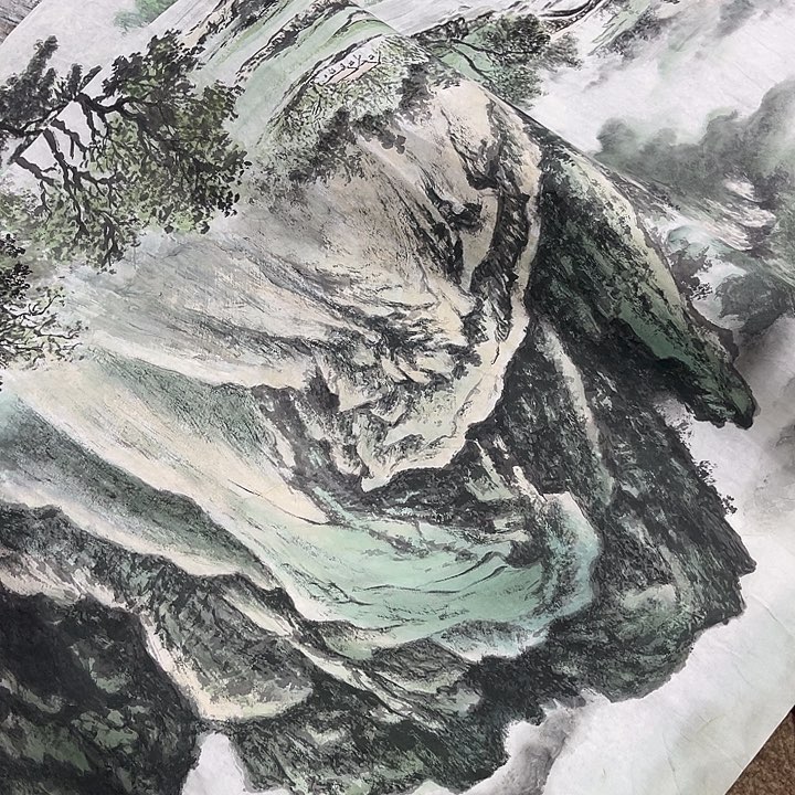 国画泾**校连增志老师作品22222