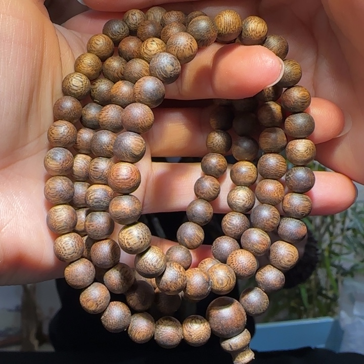 沉香手串虎斑棋08链子26克+