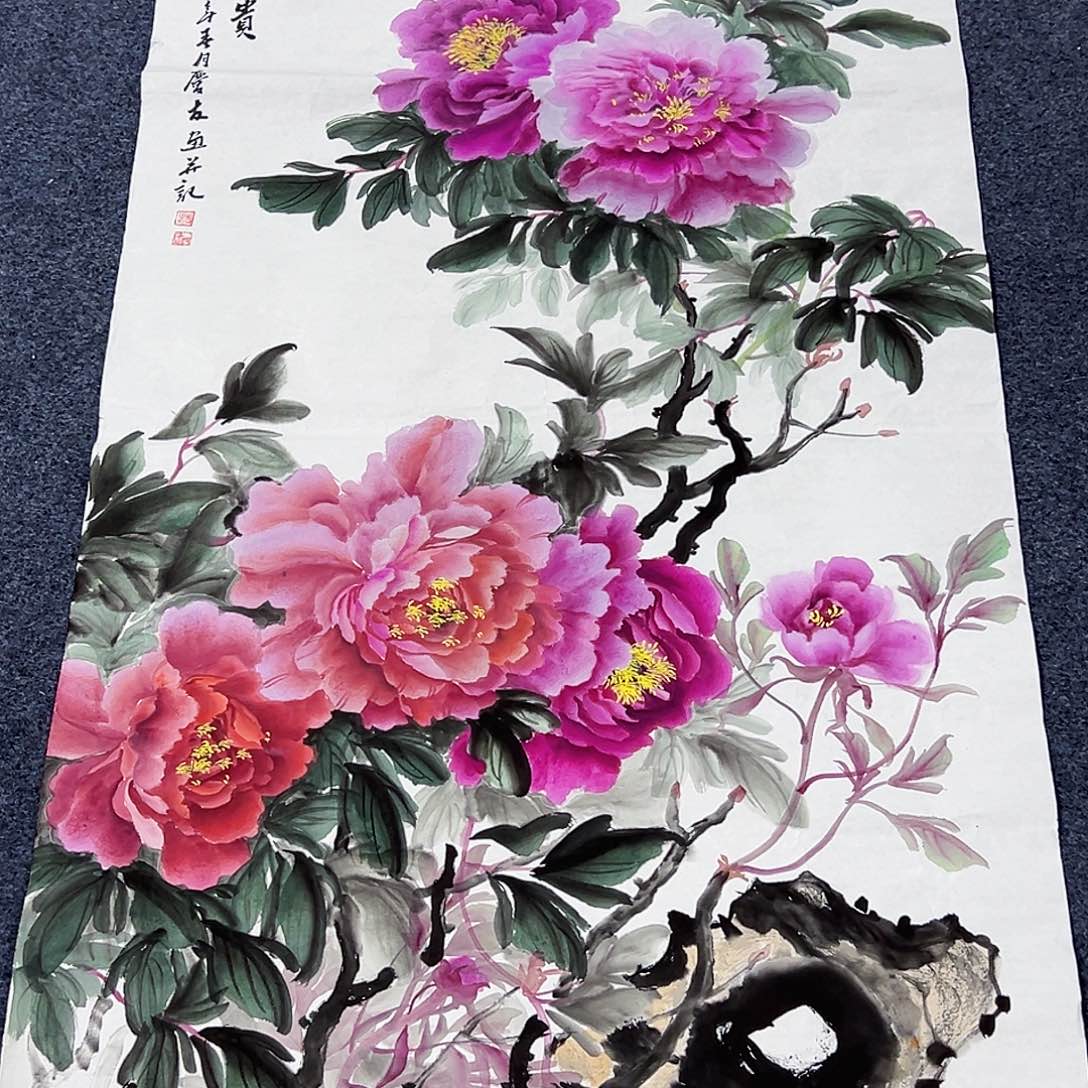 国画事事顺心如意万事如意