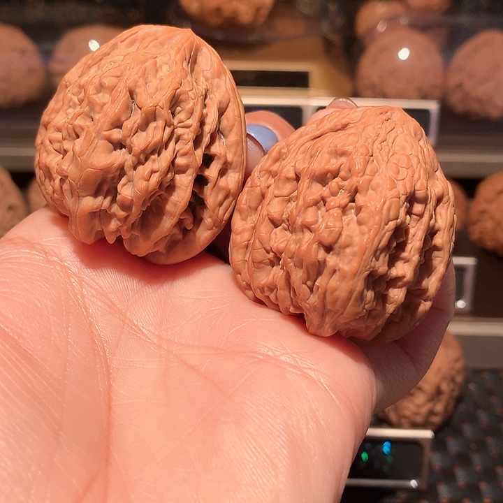 也*文玩核桃把件虎头王