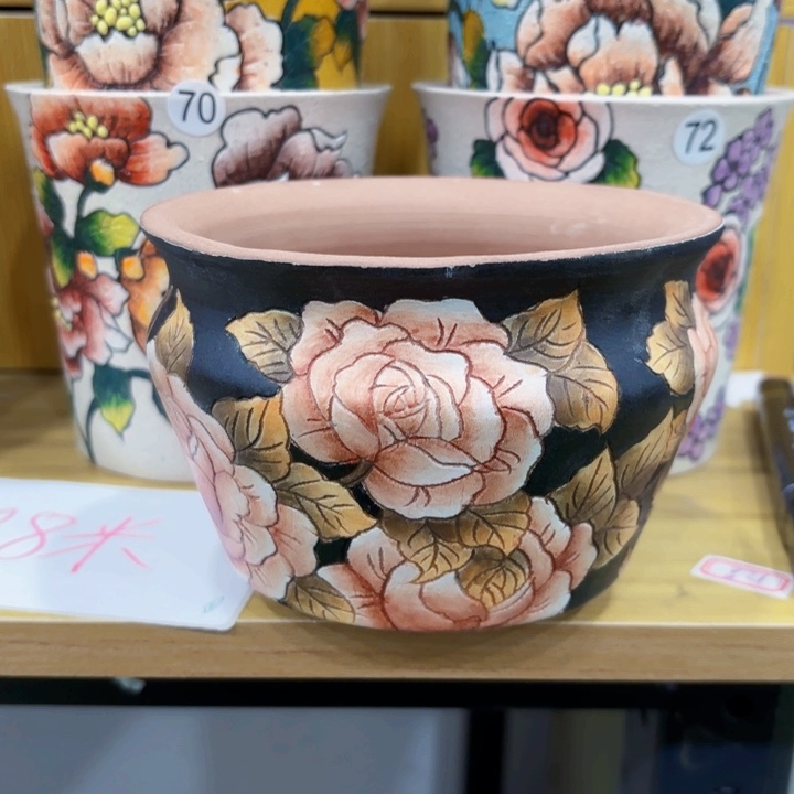 红陶微瑕内口10.5高9.5