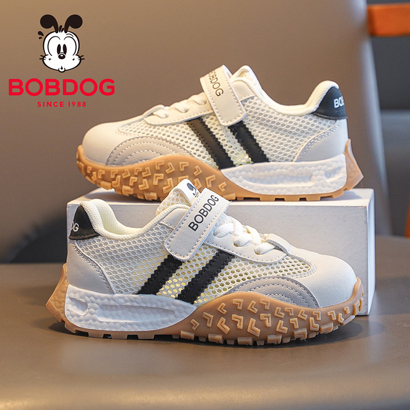 Bobdog/巴布豆女童运动鞋夏款2026新款夏季女孩大童老爹鞋儿童鞋