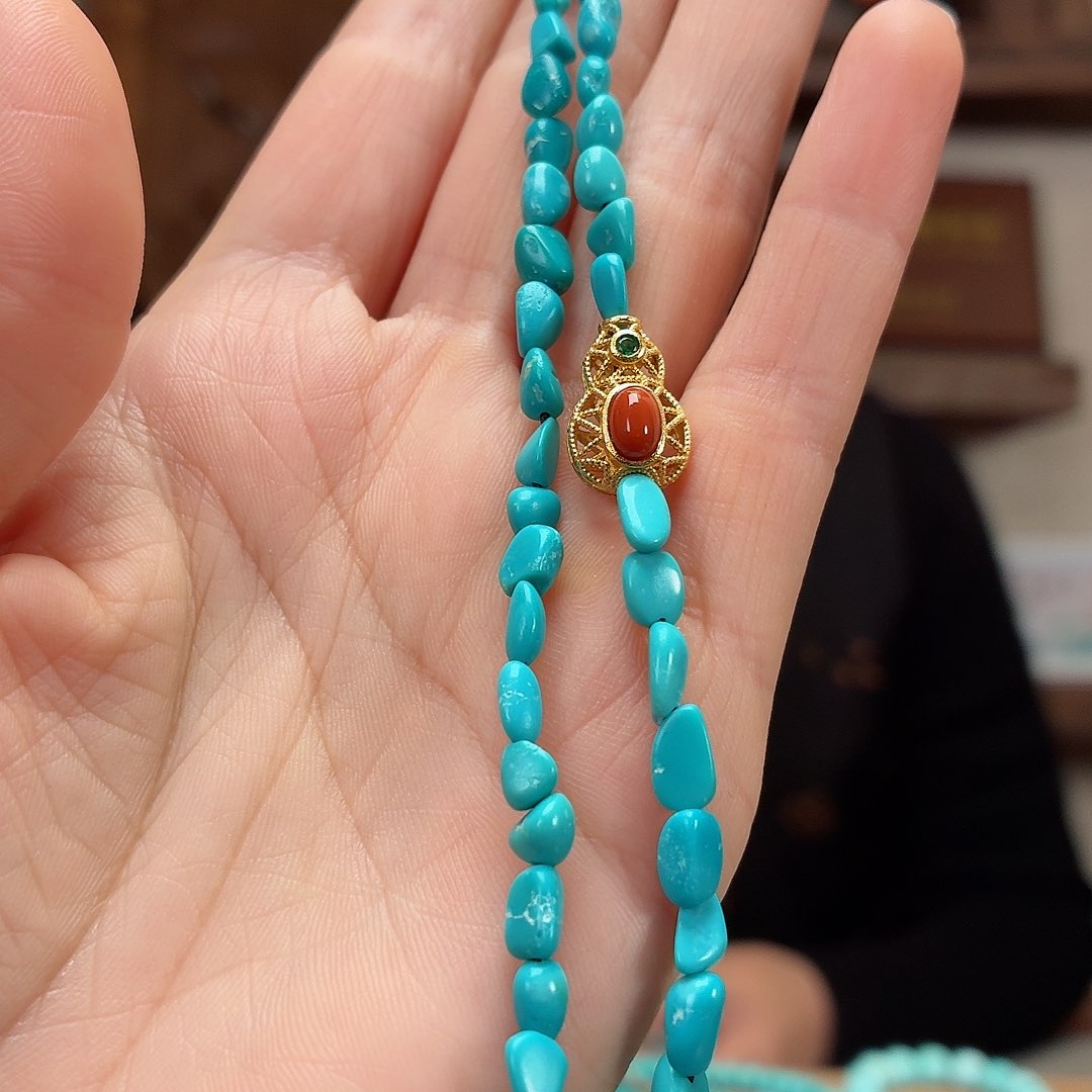 未镶嵌绿松石珠宝奇石