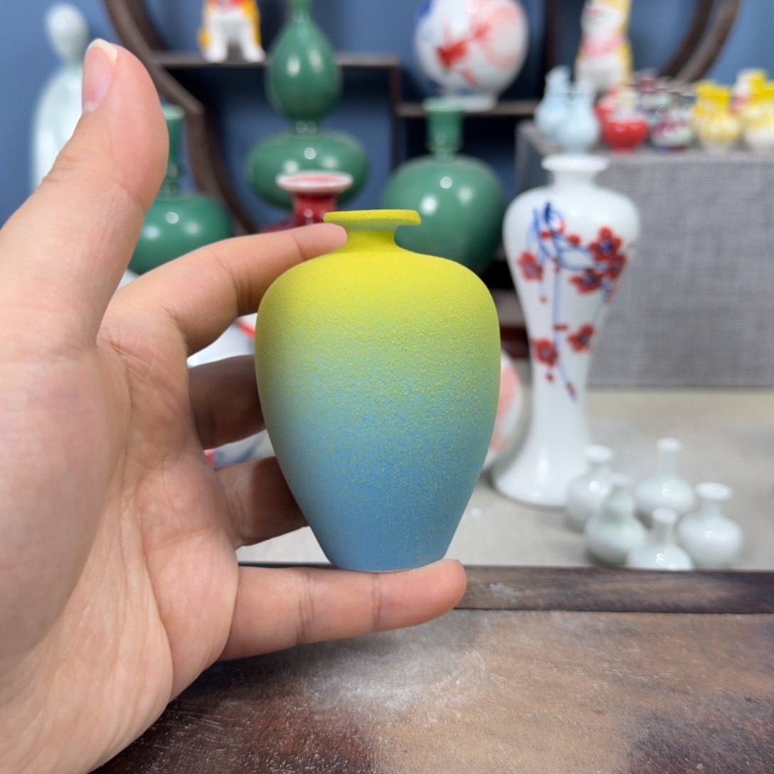 陶瓷手工小花器摆件
