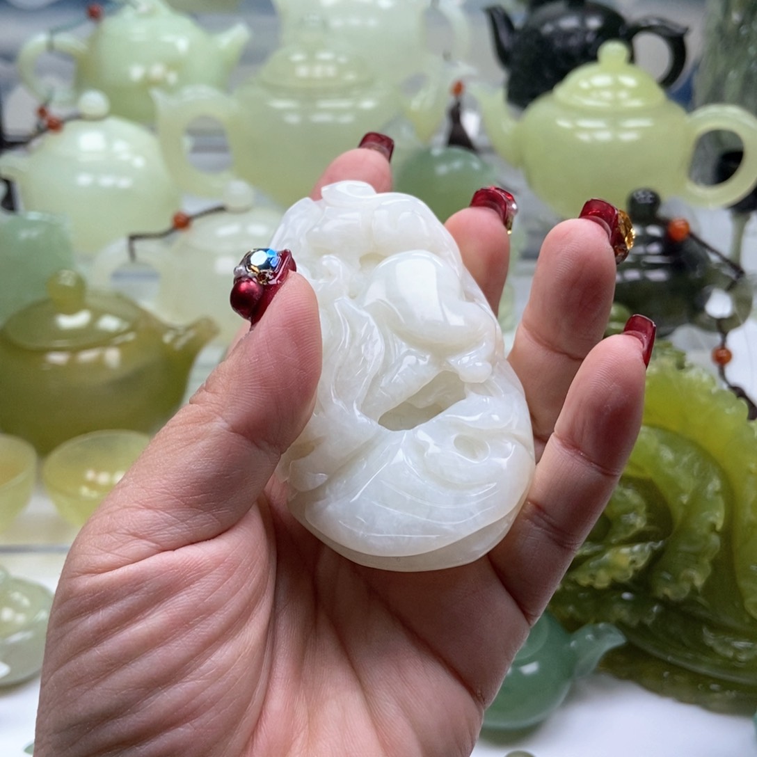 蛇纹石玉手链未镶嵌