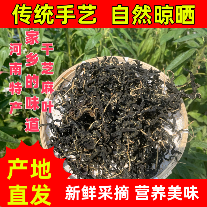 河南特产干芝麻叶农家自晒脱水蔬菜可凉拌可做面条