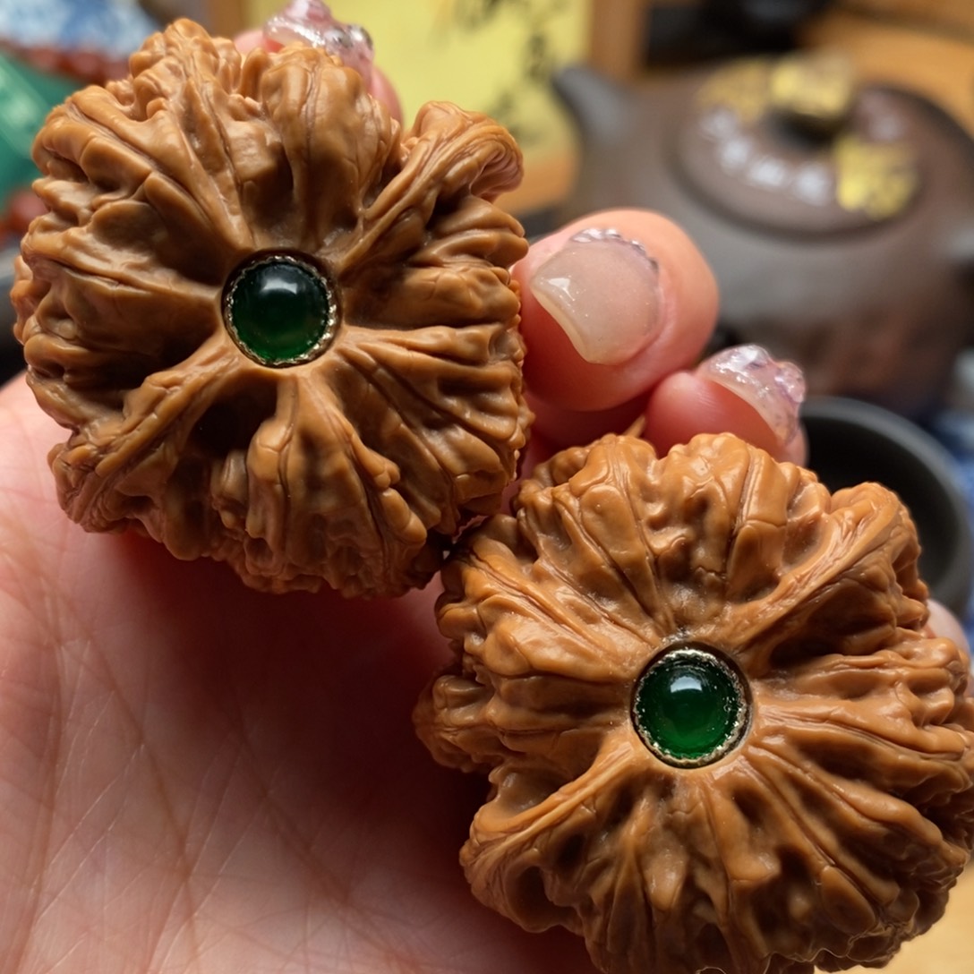 把件文玩核桃42尺寸全品粗筋