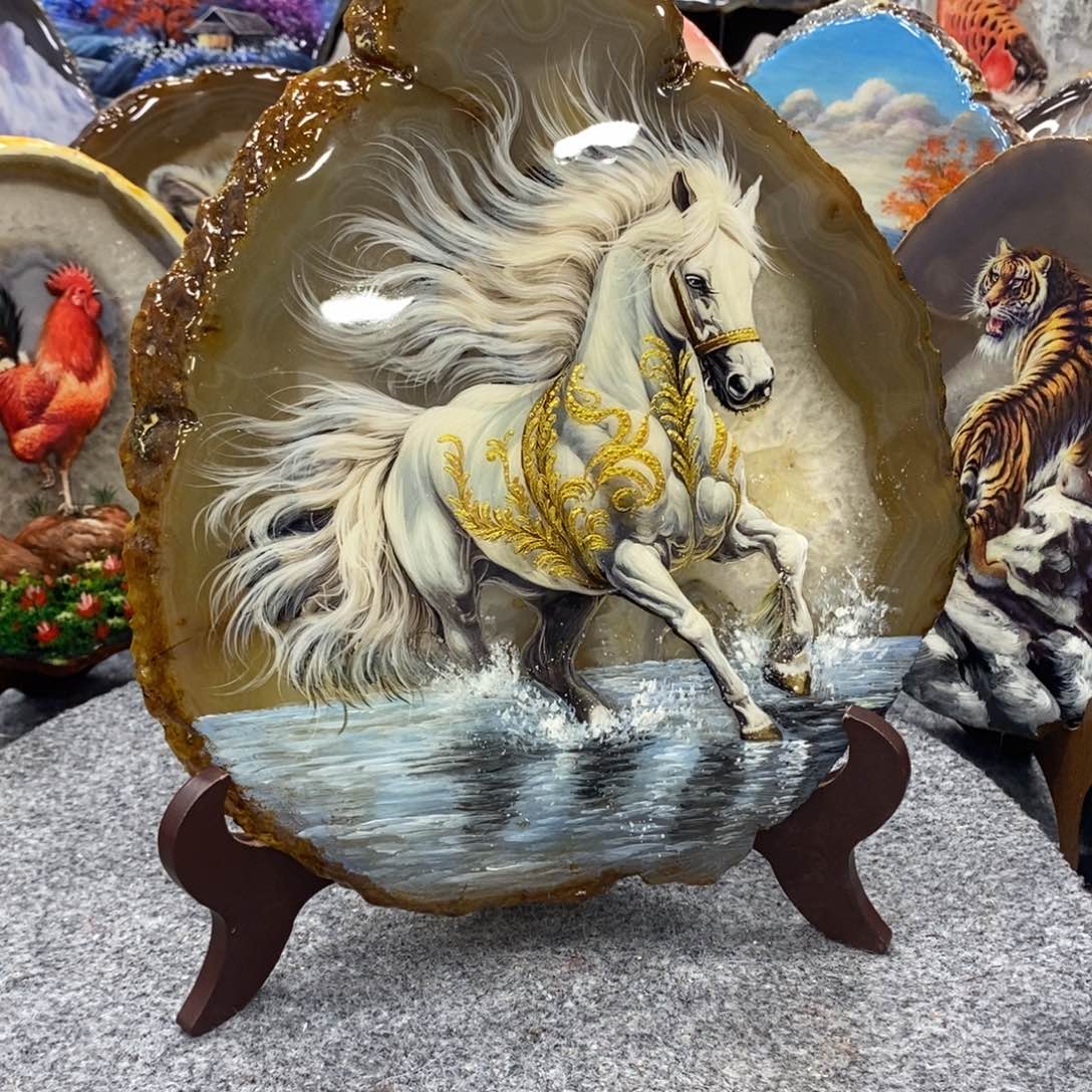 桃***风艺术摆件设计制作