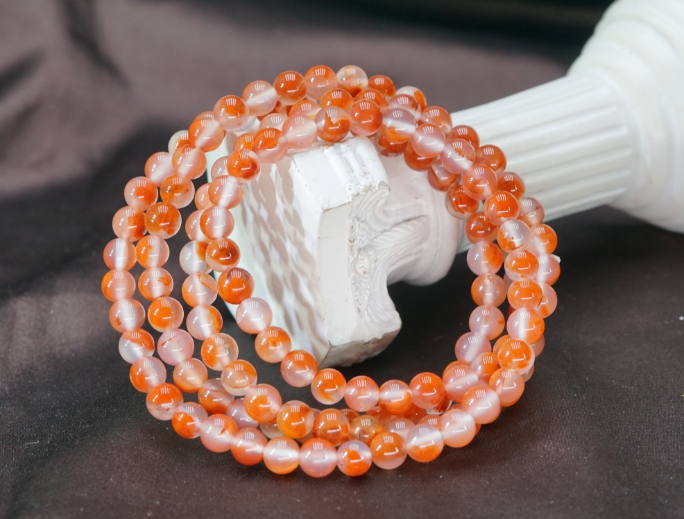 南红冰飘佛珠5.5+ AK021208