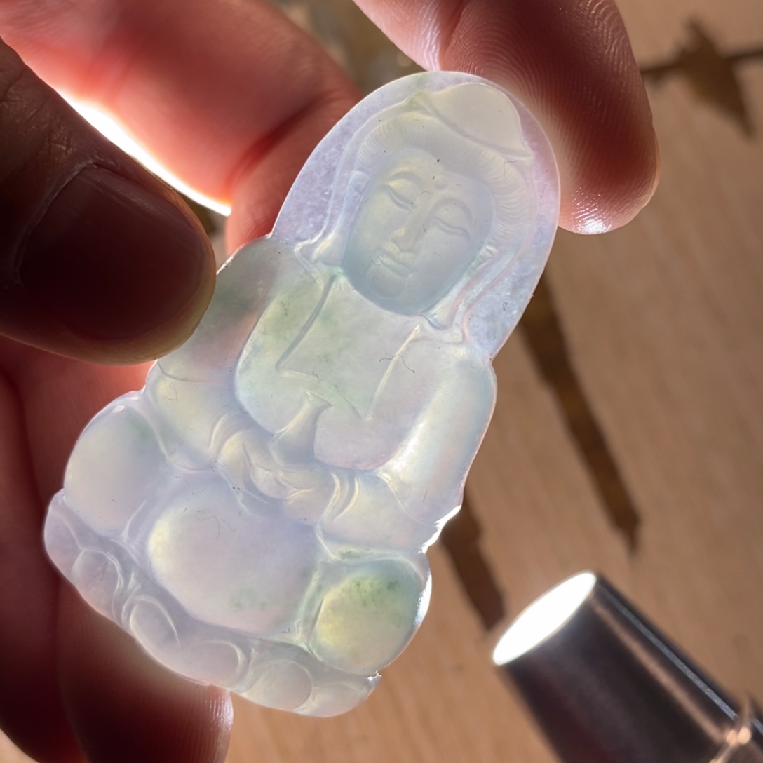 翡翠未镶嵌颈饰翡翠观音
