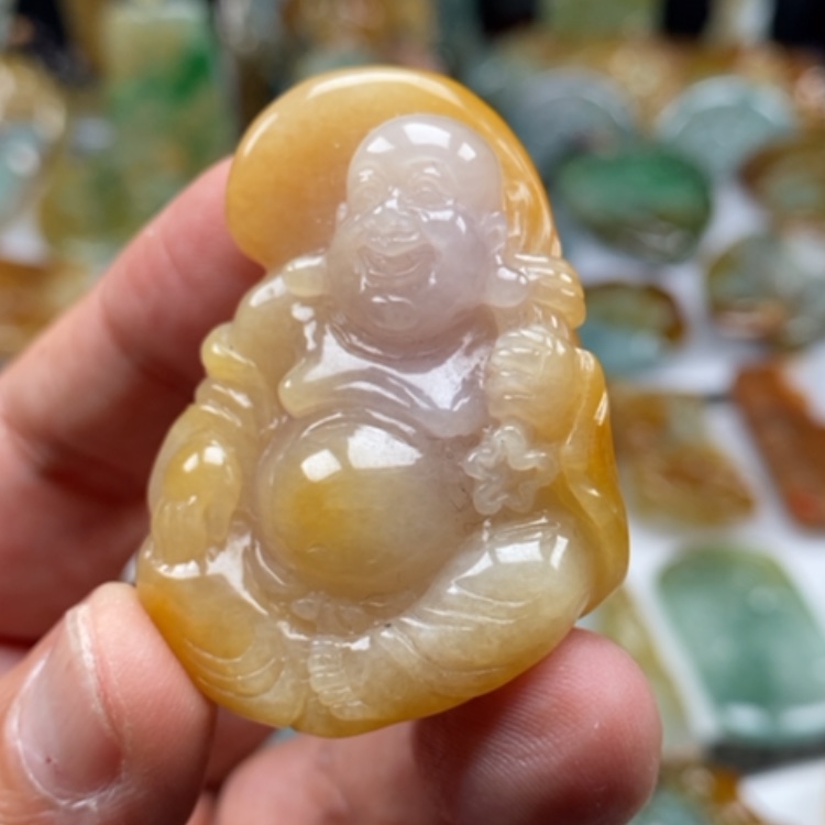 【闪购商品】翡翠颈饰未镶嵌缅甸翡翠A货吊坠
