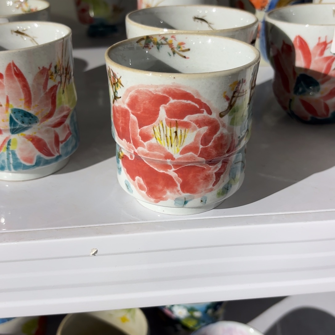 景德镇手绘高温釉下彩陶瓷茶具