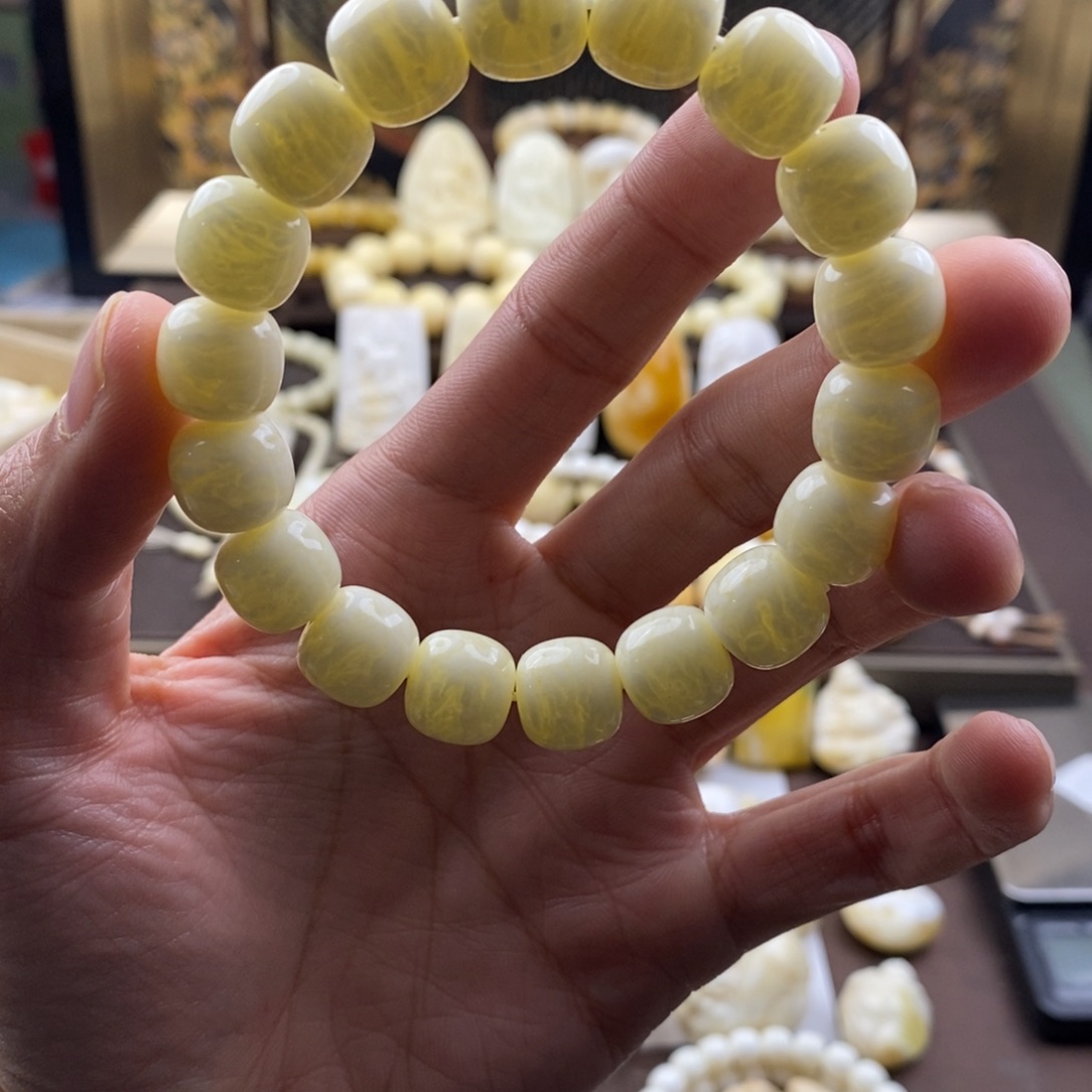 琥珀裸石未镶嵌蜜蜡吊坠吊坠项链