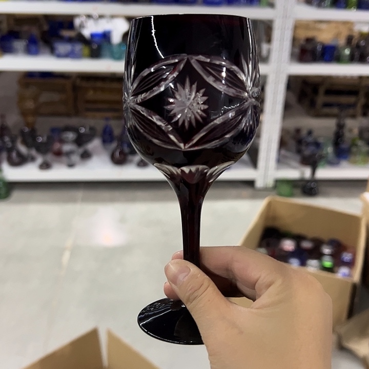 平底款水晶玻璃微瑕一个