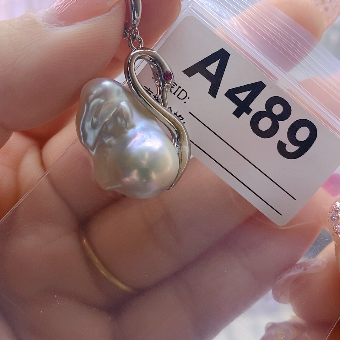 淡水珍珠颈饰银S925镶嵌