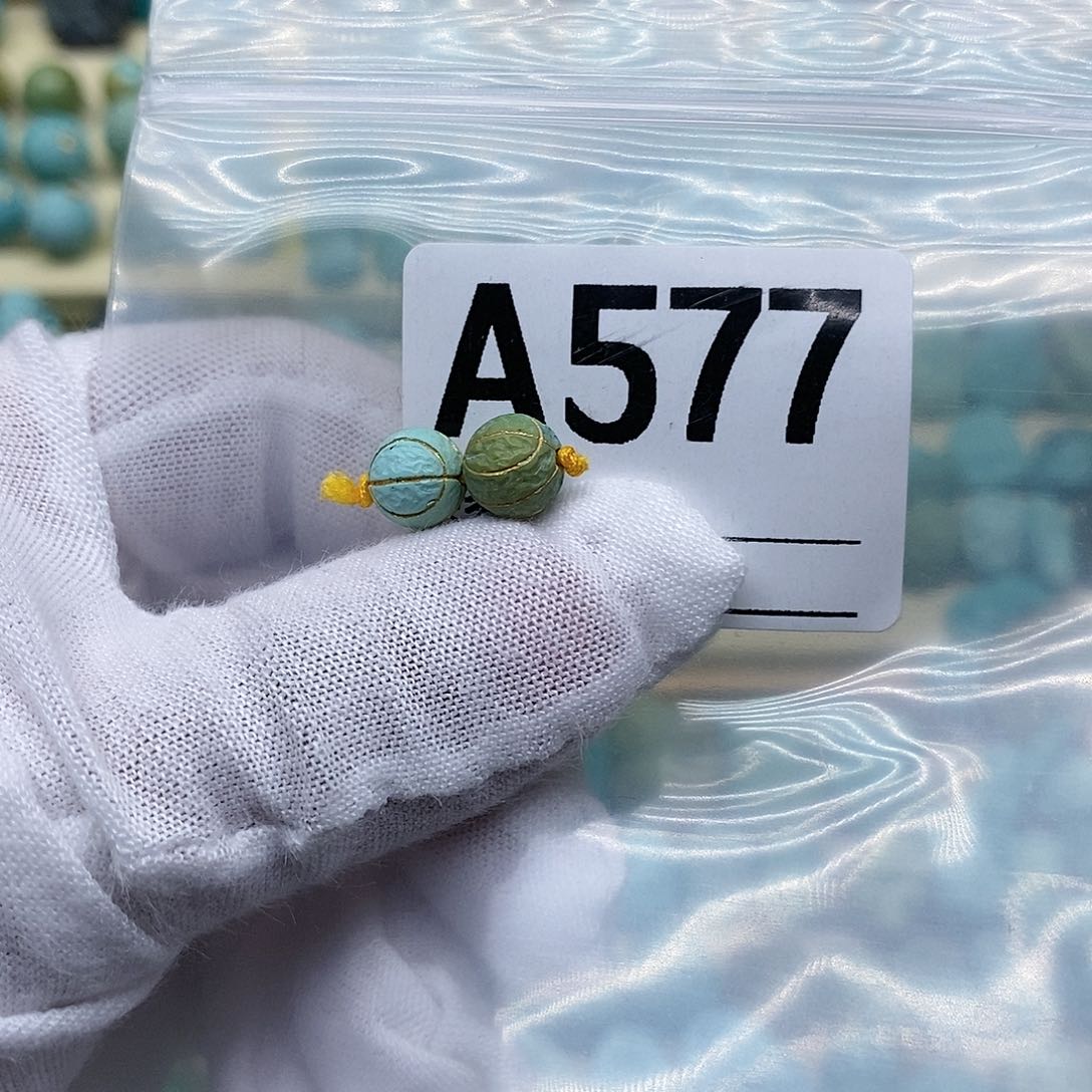 未镶嵌绿松石珠宝半成品