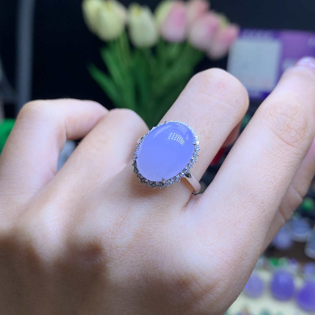 翡翠颈饰18K金镶嵌天然