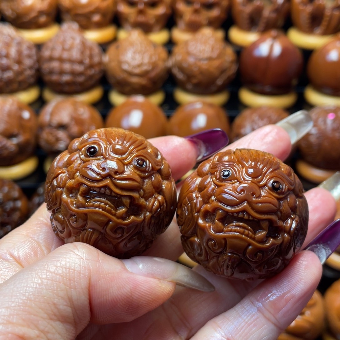 把件橄榄核橄榄球