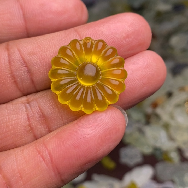 蛇纹石玉颈饰合金182