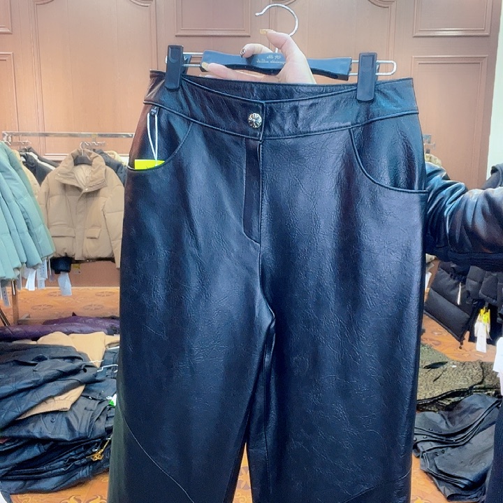 110……120斤皮长裤