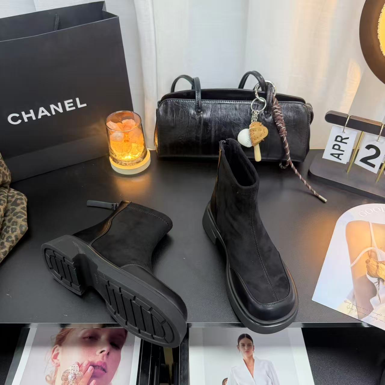 663-3法式简约百搭拉链瘦瘦靴