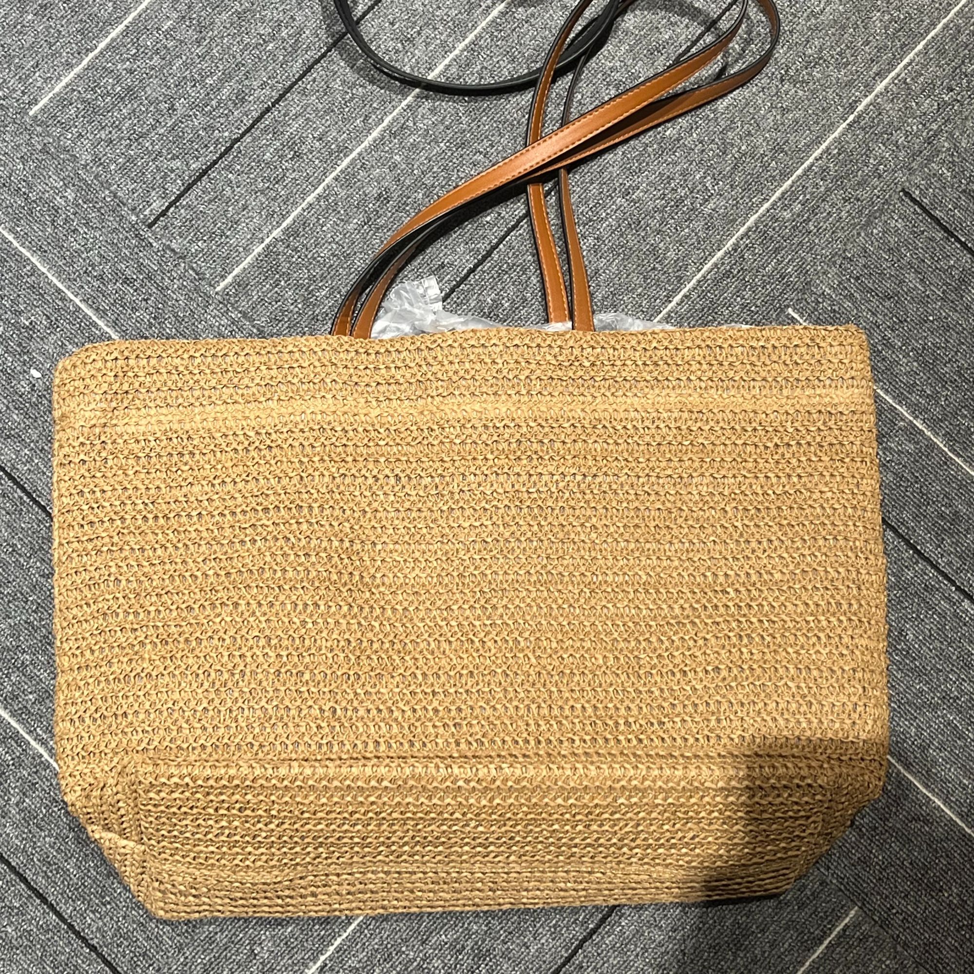 COCO DICV25新款高端定制时尚女包 罗亮编织菜篮