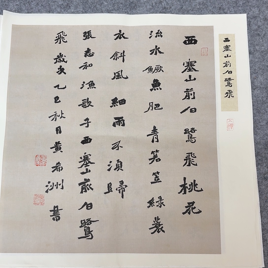 书法国展书家黄希州45+45