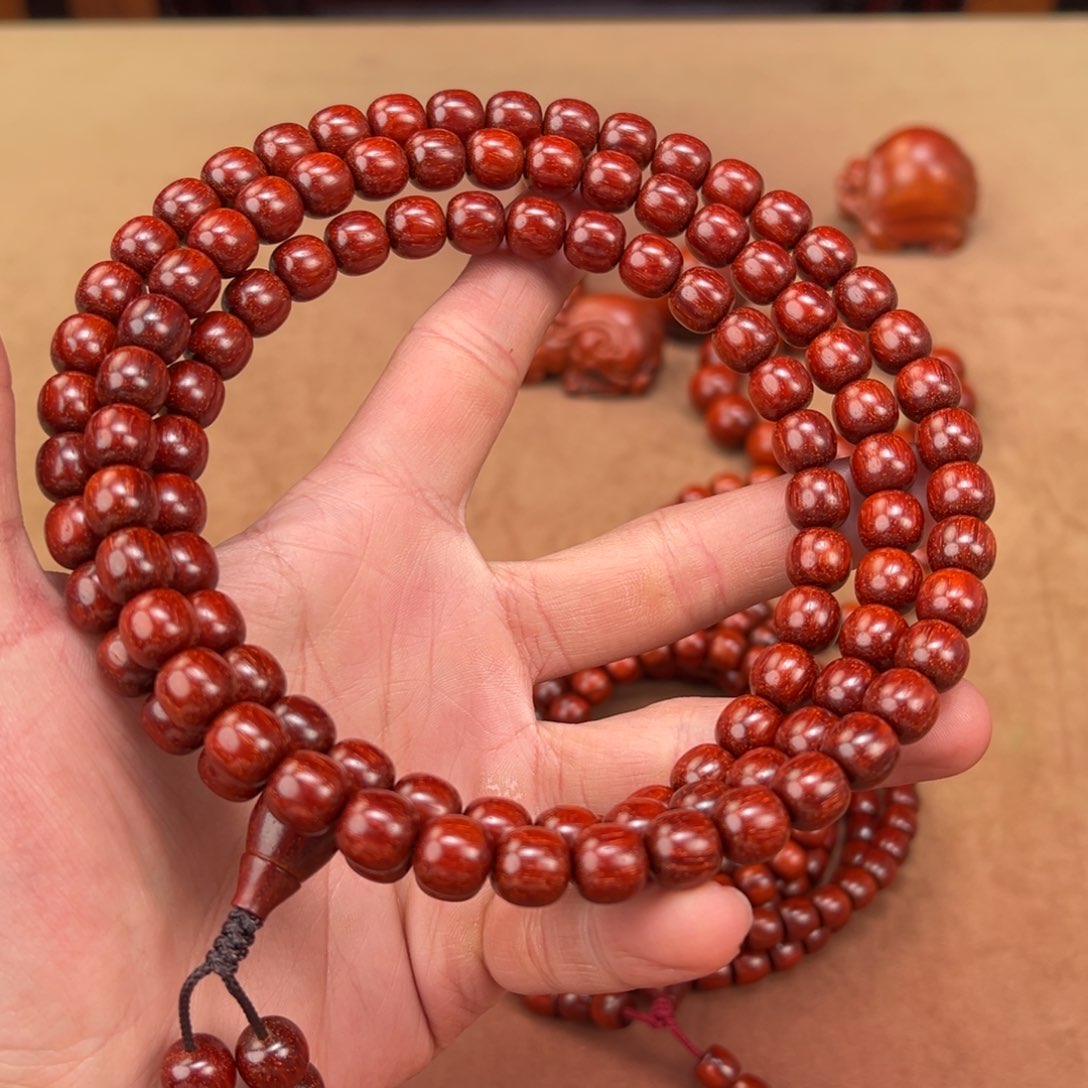 檀香紫檀（小叶紫檀）手串/手链舍**心10x10.5x108