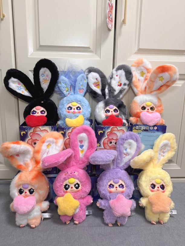 娃三岁莉莉兔三代毛绒盲盒