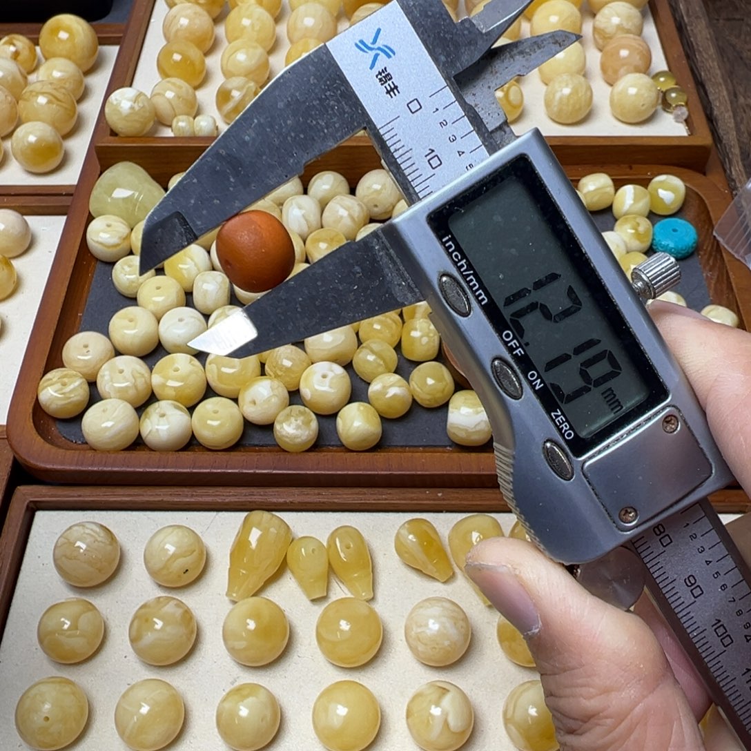 裸石蜜蜡未镶嵌琥珀蜜蜡老型珠子