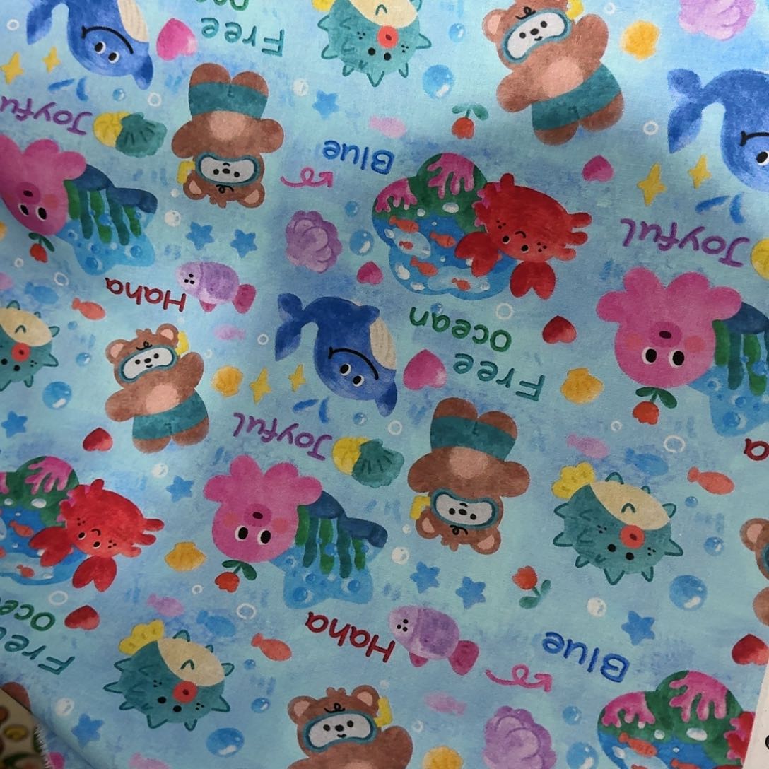 一米价纯棉平布1.1米宽果子布艺4