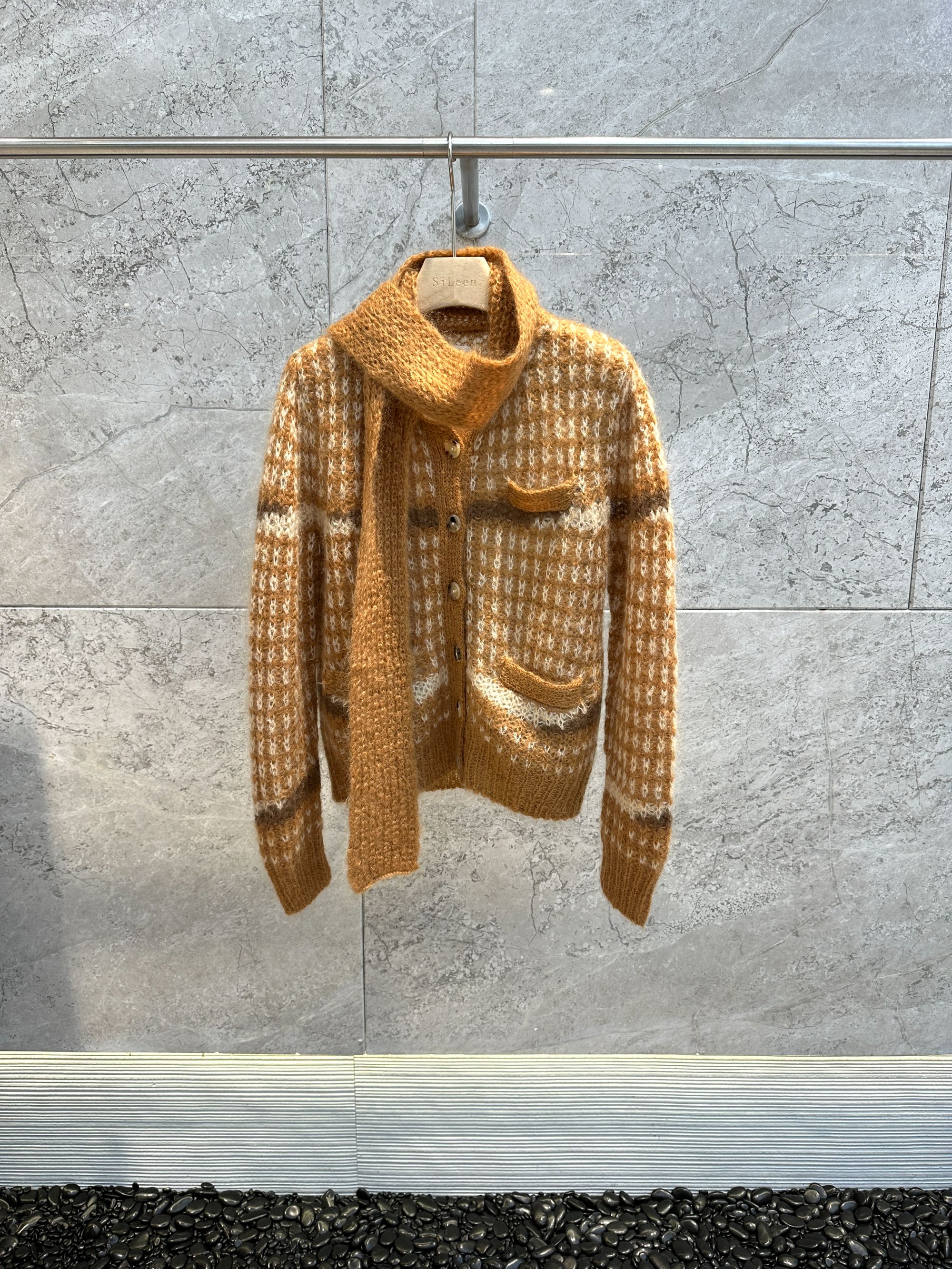 【immi】设计师品牌25冬新品渐变系领长衬衫0961X