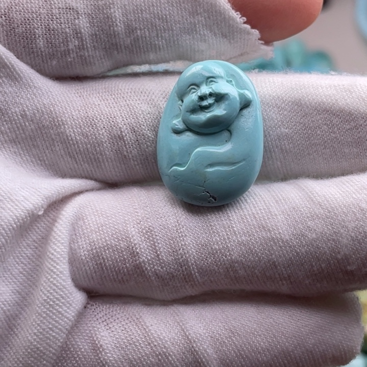 绿松石珠宝奇石未镶嵌