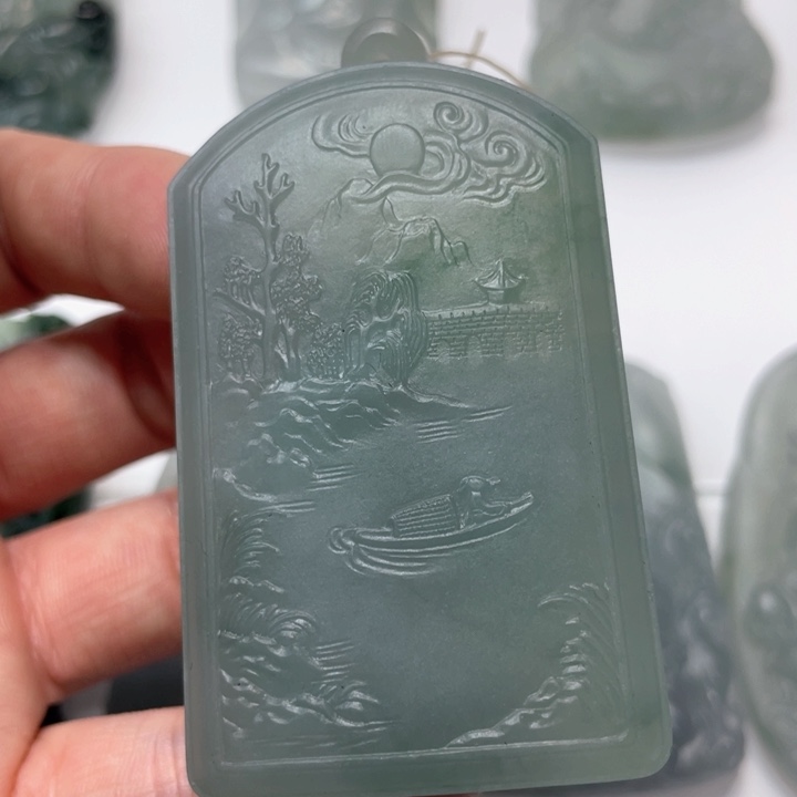 定制翡翠未镶嵌毛货