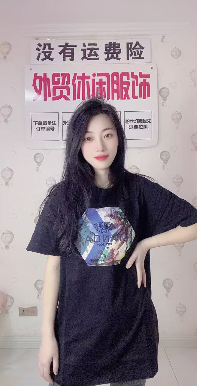 外贸休闲大版T恤002