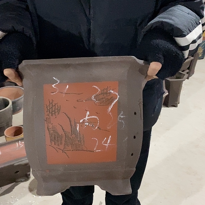 紫砂花盆紫砂花盆