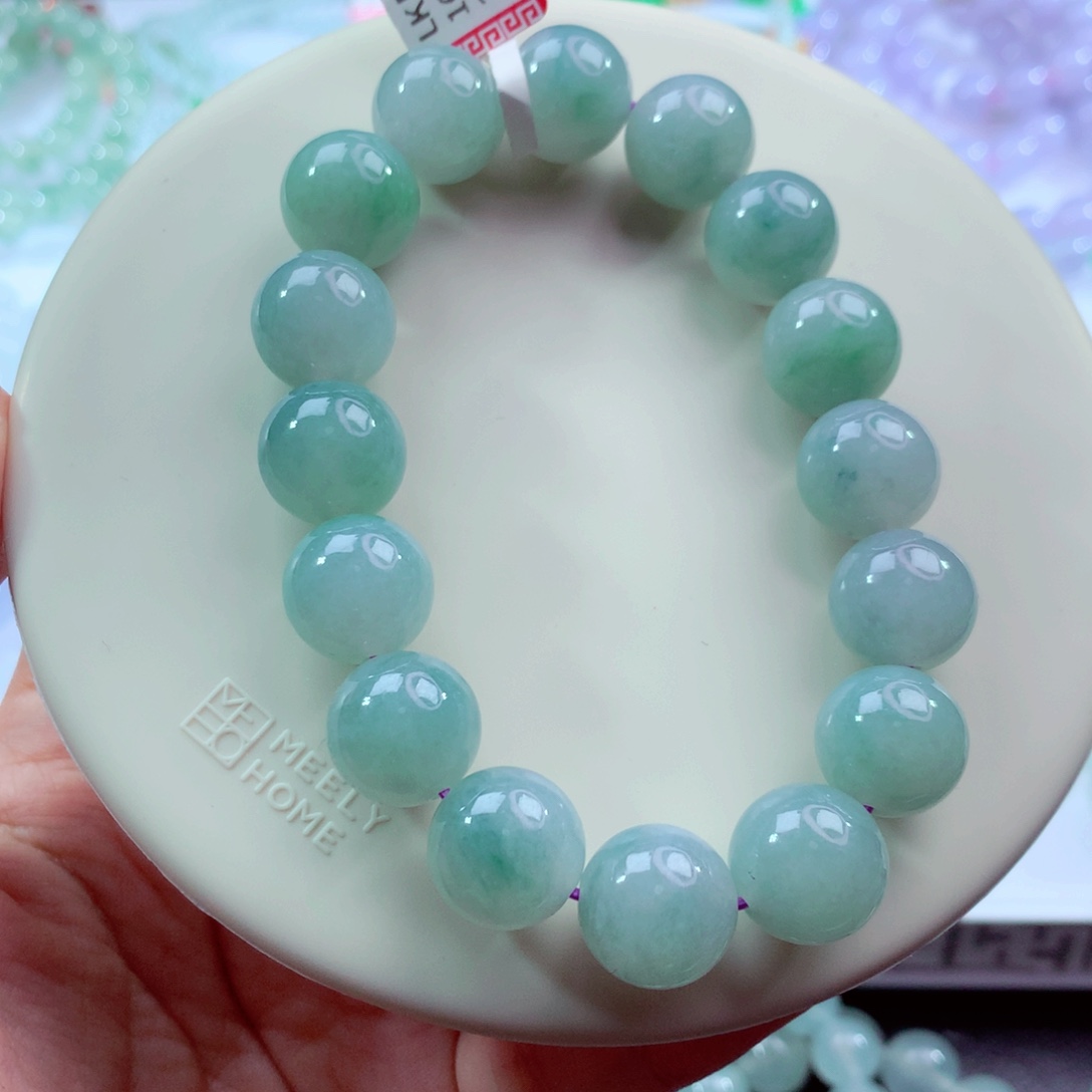 翡翠未镶嵌手链卡13