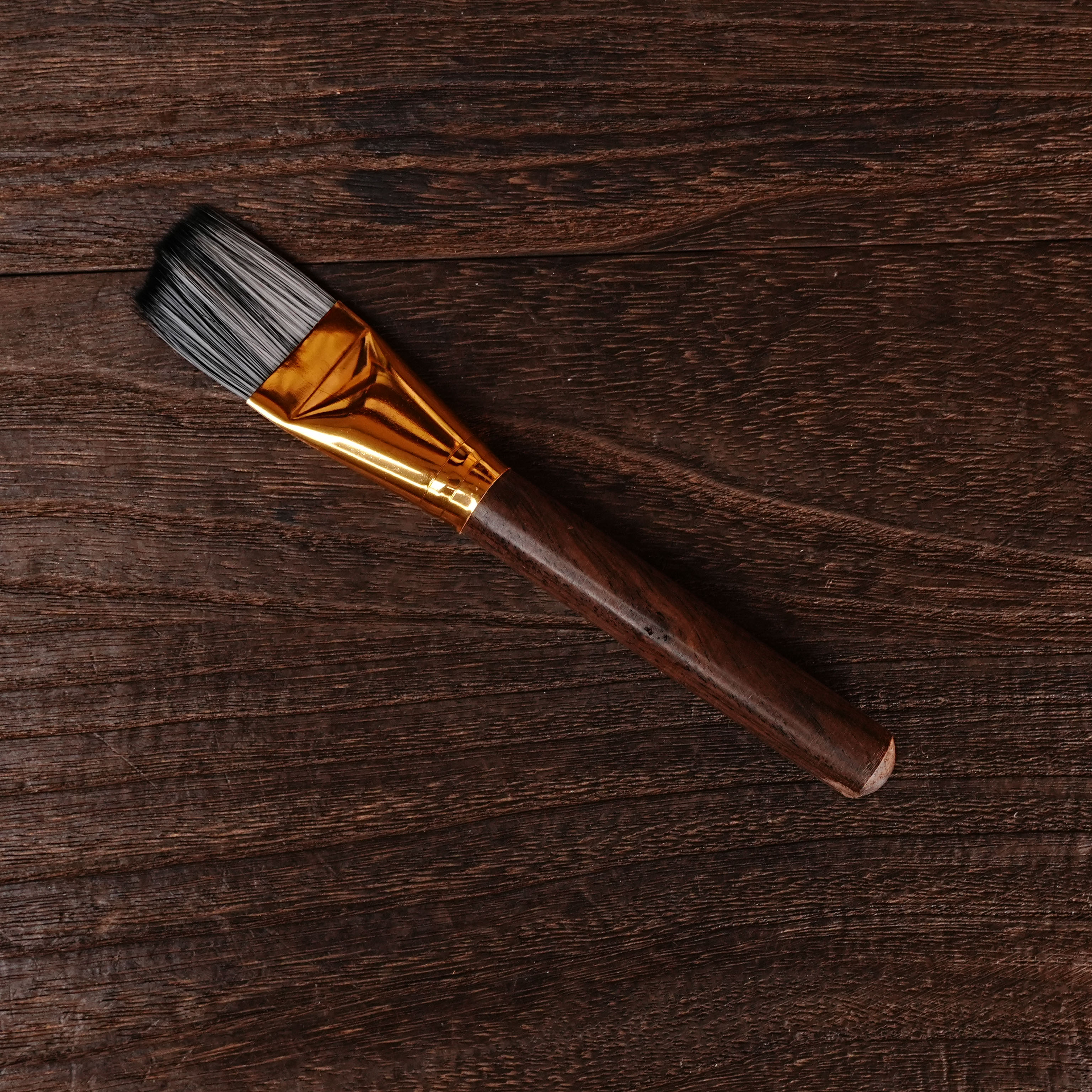 【央广非遗】黑檀小平头刷家用茶道 （th27）