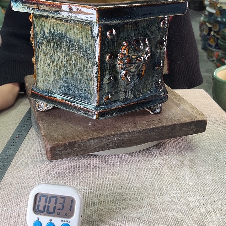 说***好泳坤堂石湾花盆陶瓷