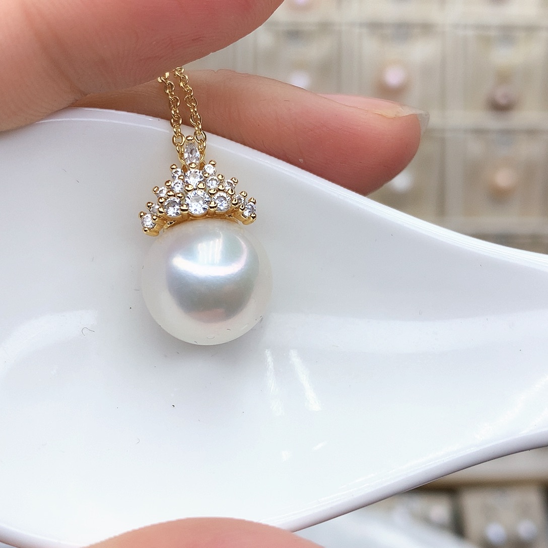 淡水珍珠颈饰合金