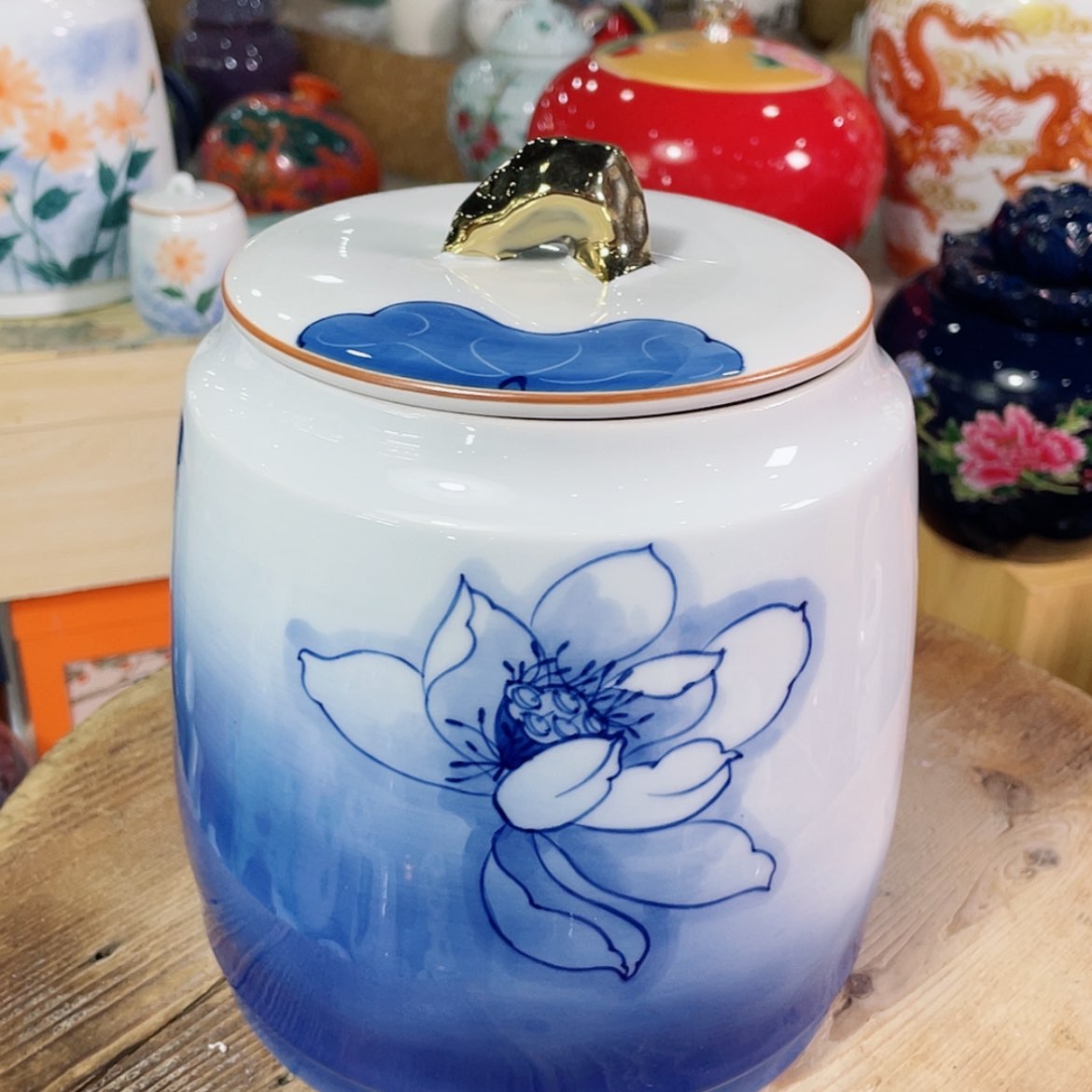 【闪购商品】罐陶瓷茶叶罐密封罐